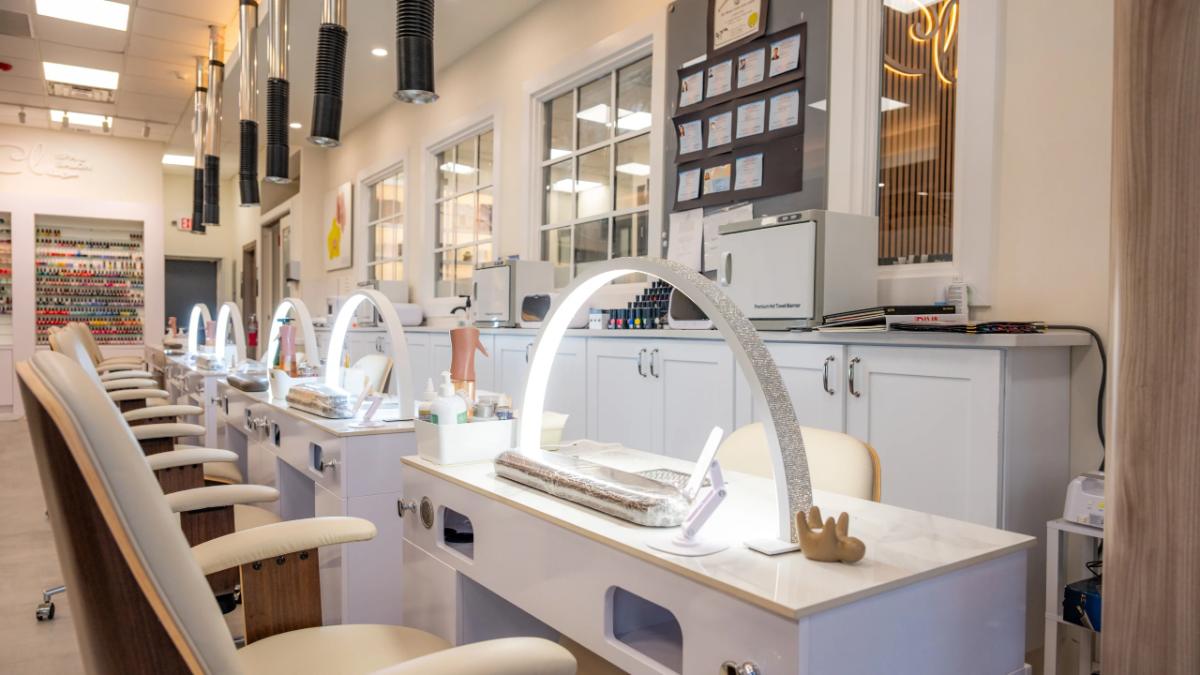 Treatment stations inside Cleo Spa & Salon